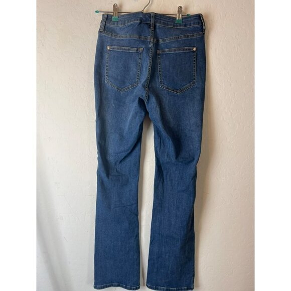 Jennifer Lopez Sculpt Bootcut Sz 8 Wide Leg Boot Cut Medium Wash - Picture 4 of 7